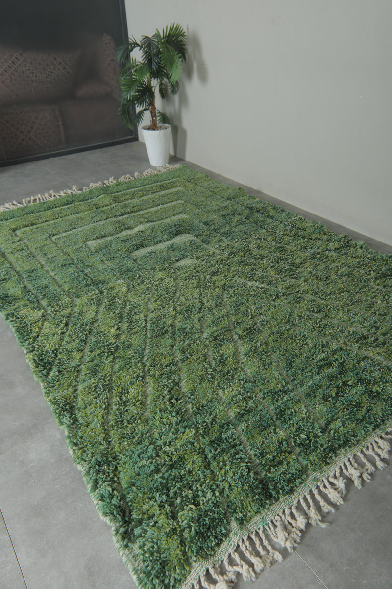 Handmade Moroccan Rug 6 FT X 9 FT - beni ourain rug