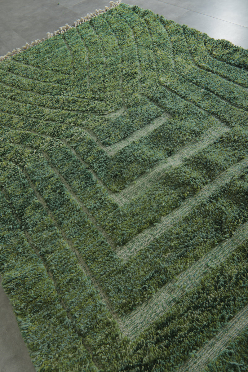 Handmade Moroccan Rug 6 FT X 9 FT - beni ourain rug