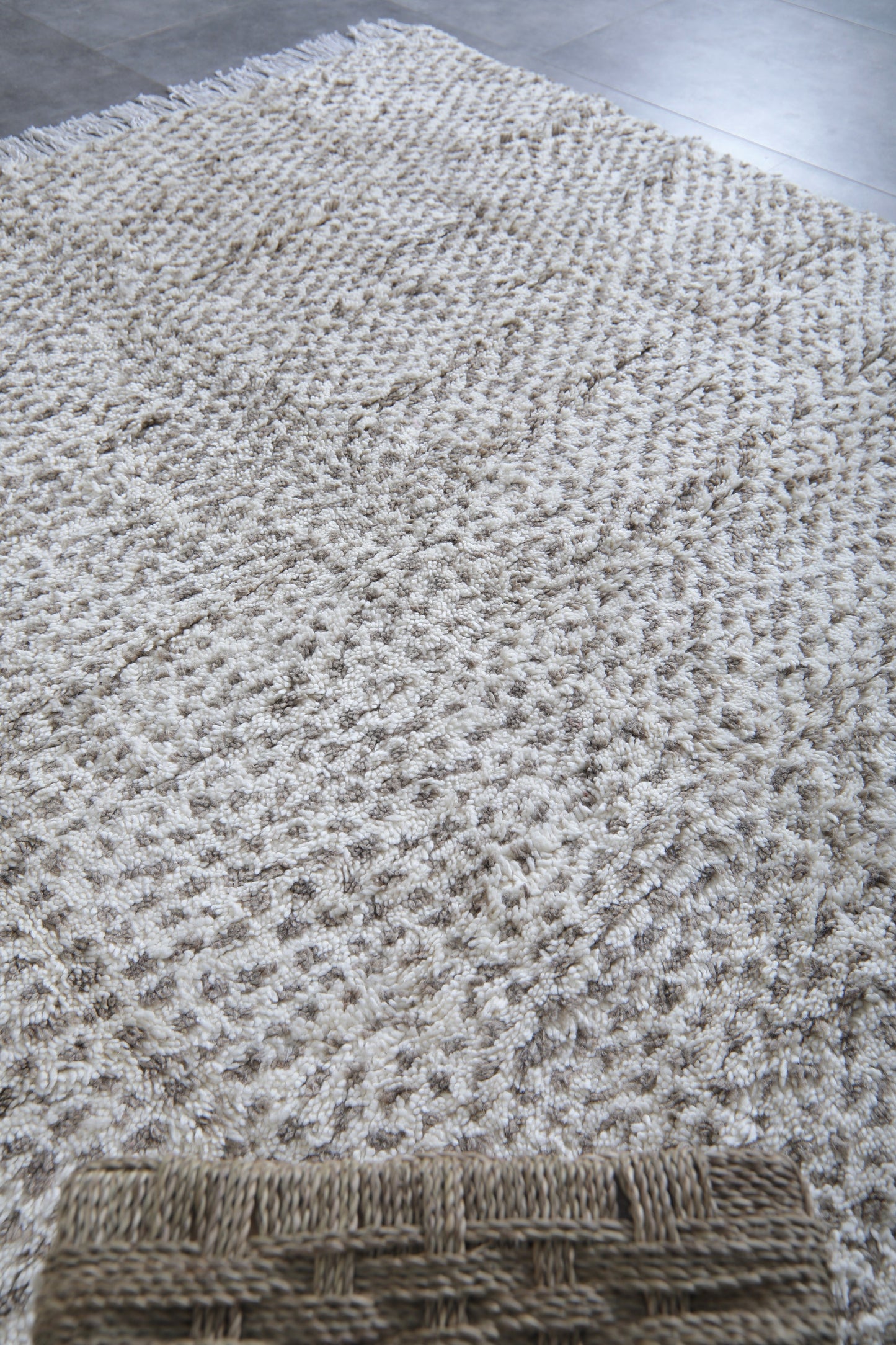 Beni ourain dots Rug - Custom Berber Rug - Wool rug morocco