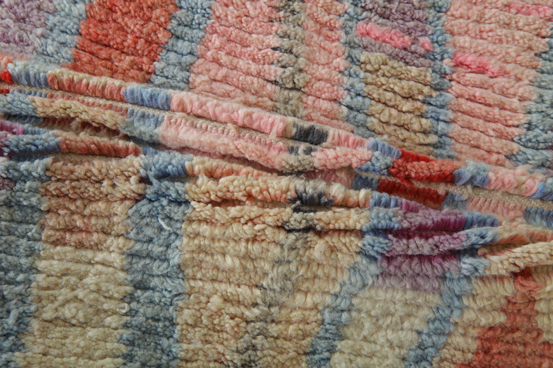 Runner Moroccan rug - Handmade wool rug - 2.3 ft x 9 ft