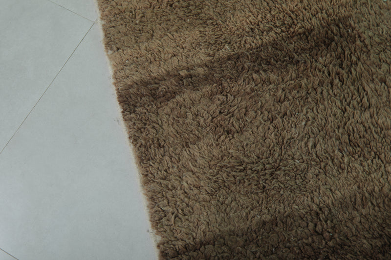 Beni ourain Moroccan rug - 7.2 x 8.2 ft | Handwoven two-tone elegance