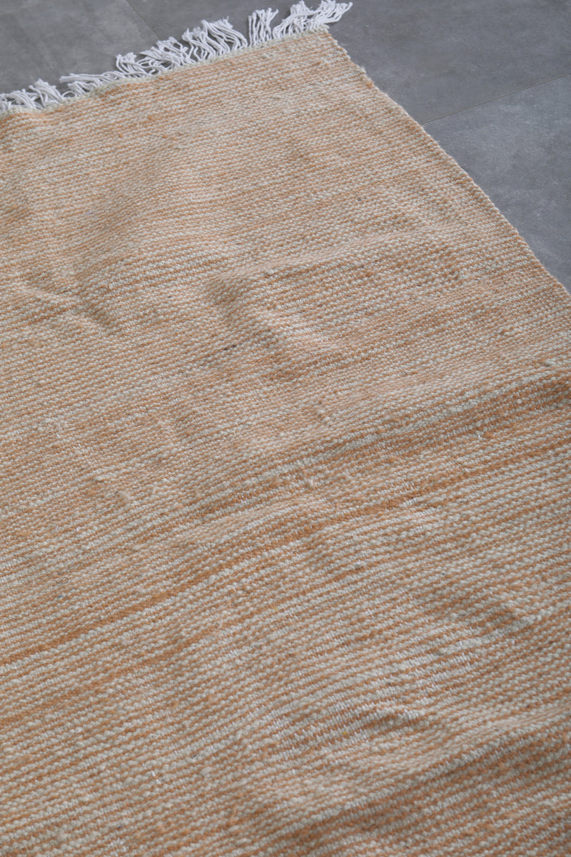 Natural Moroccan Rug - 3.6 X 5.5 Feet | Handwoven Elegance