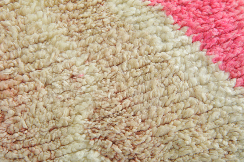 Handwoven Moroccan runner rug - 2.4 ft x 10.4 ft