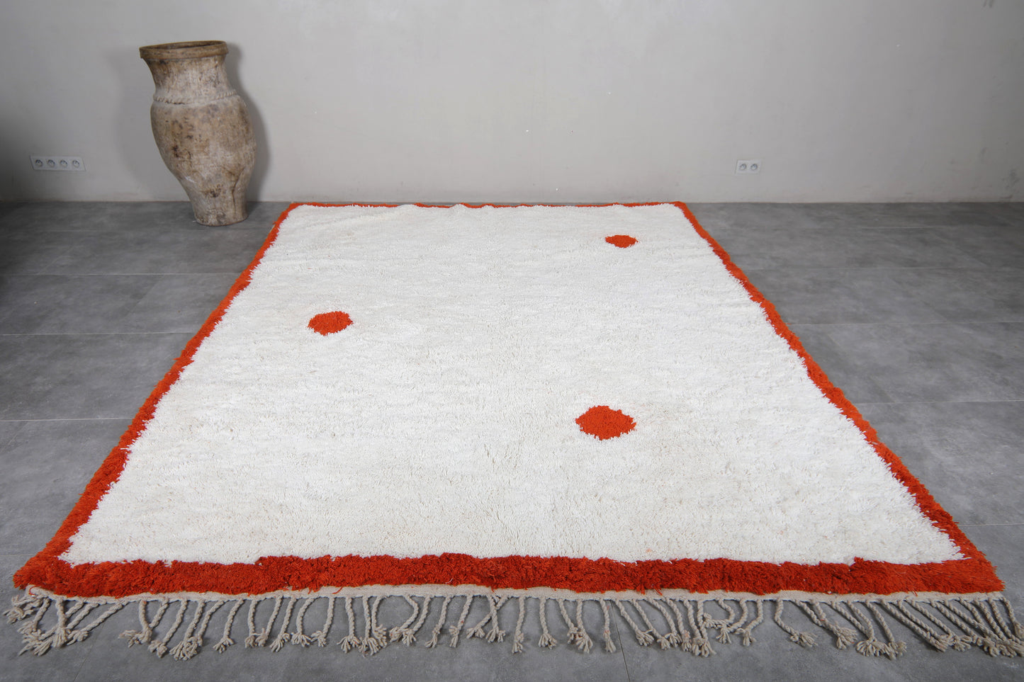 Beni ourain rug - Moroccan custom rug - Hand knotted berber rug