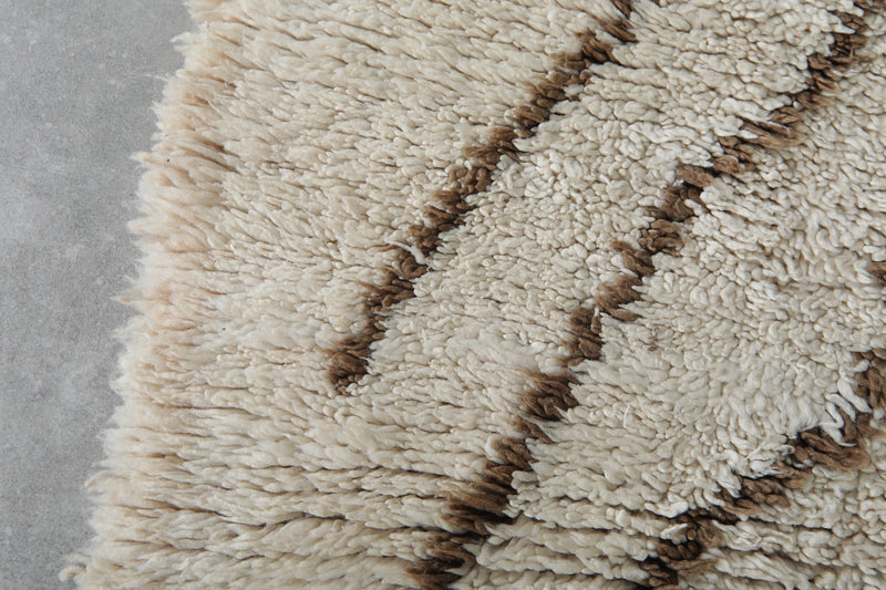 Handmade Beni Ourain Rug Runner 2.2x5 ft - Moroccan Wool Rug - Runner moroccan rugs