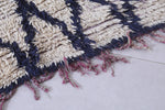 Moroccan berber rug 2.5 X 8.1 Feet - Boucherouite Rugs