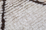 Moroccan berber rug 2.9 X 5.8 Feet - Boucherouite Rugs