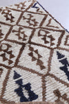 Moroccan berber rug 3.7 X 6.8 Feet - Boucherouite Rugs
