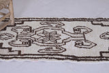 Moroccan berber rug 2.3 X 5.9 Feet - Boucherouite Rugs
