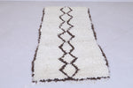 Moroccan berber rug 2.3 X 5.7 Feet - Boucherouite Rugs