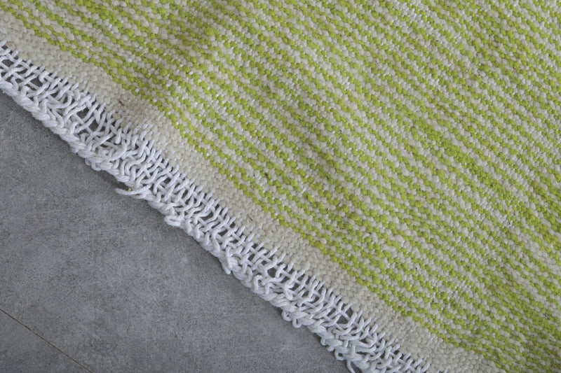 Lime Green Moroccan Rug - 2.6 X 4.8 Feet | Handcrafted Beauty