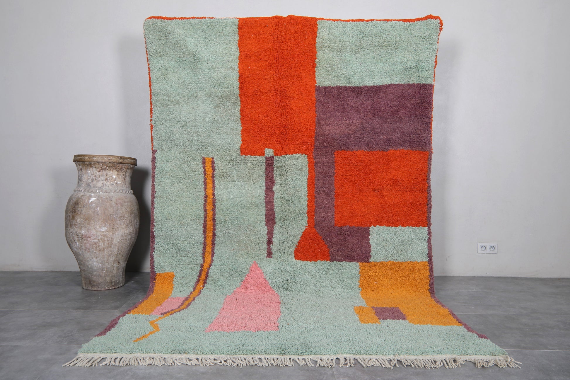 Morccan rug 6.2 X 9.8 Feet - Beni ourain rugs