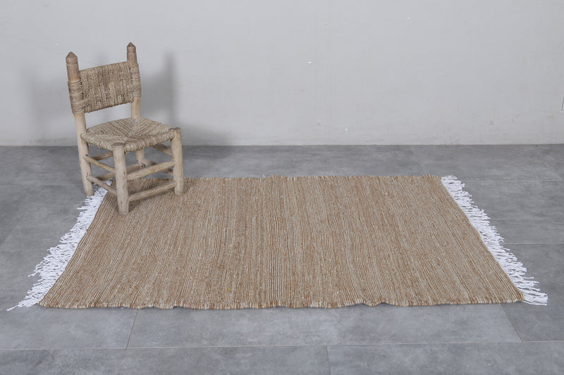 Neutral Moroccan Rug - 3.4 X 5.1 Feet | Handwoven Perfection