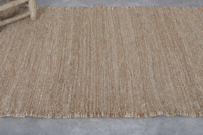 Neutral Moroccan Rug - 3.4 X 5.1 Feet | Handwoven Perfection