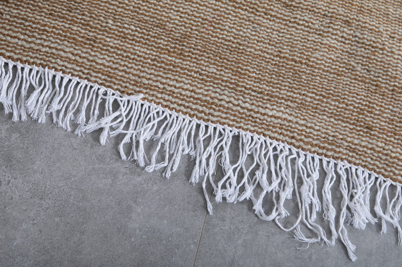 Neutral Moroccan Rug - 3.4 X 5.1 Feet | Handwoven Perfection
