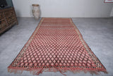 Moroccan handmade vintage rug 6.8 X 14.4 Feet