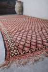 Moroccan handmade vintage rug 6.8 X 14.4 Feet