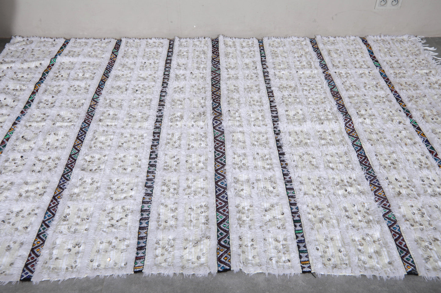 Moroccan rug 5.8 X 8.6 Feet - Flat woven rugs