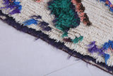 Moroccan berber rug 3 X 5.4 Feet - Boucherouite Rugs