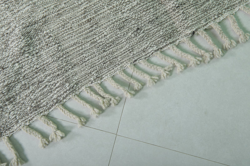 Handwoven Moroccan Rug - 5.9 X 6 Feet | Neutral Tones - Flat woven rugs