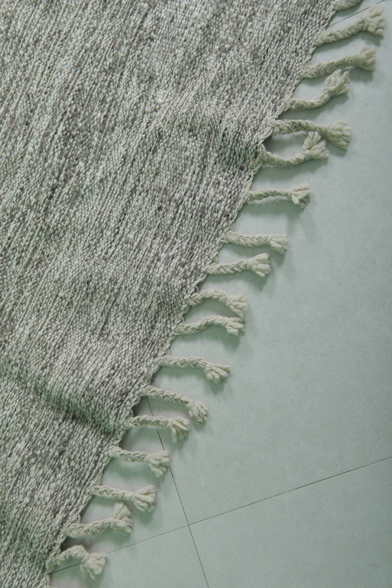 Handwoven Moroccan Rug - 5.9 X 6 Feet | Neutral Tones - Flat woven rugs