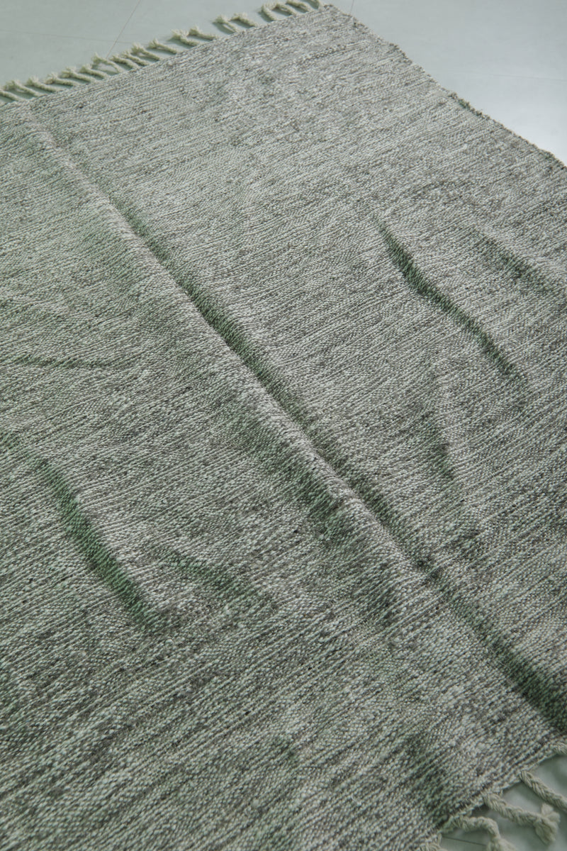 Handwoven Moroccan Rug - 5.9 X 6 Feet | Neutral Tones - Flat woven rugs