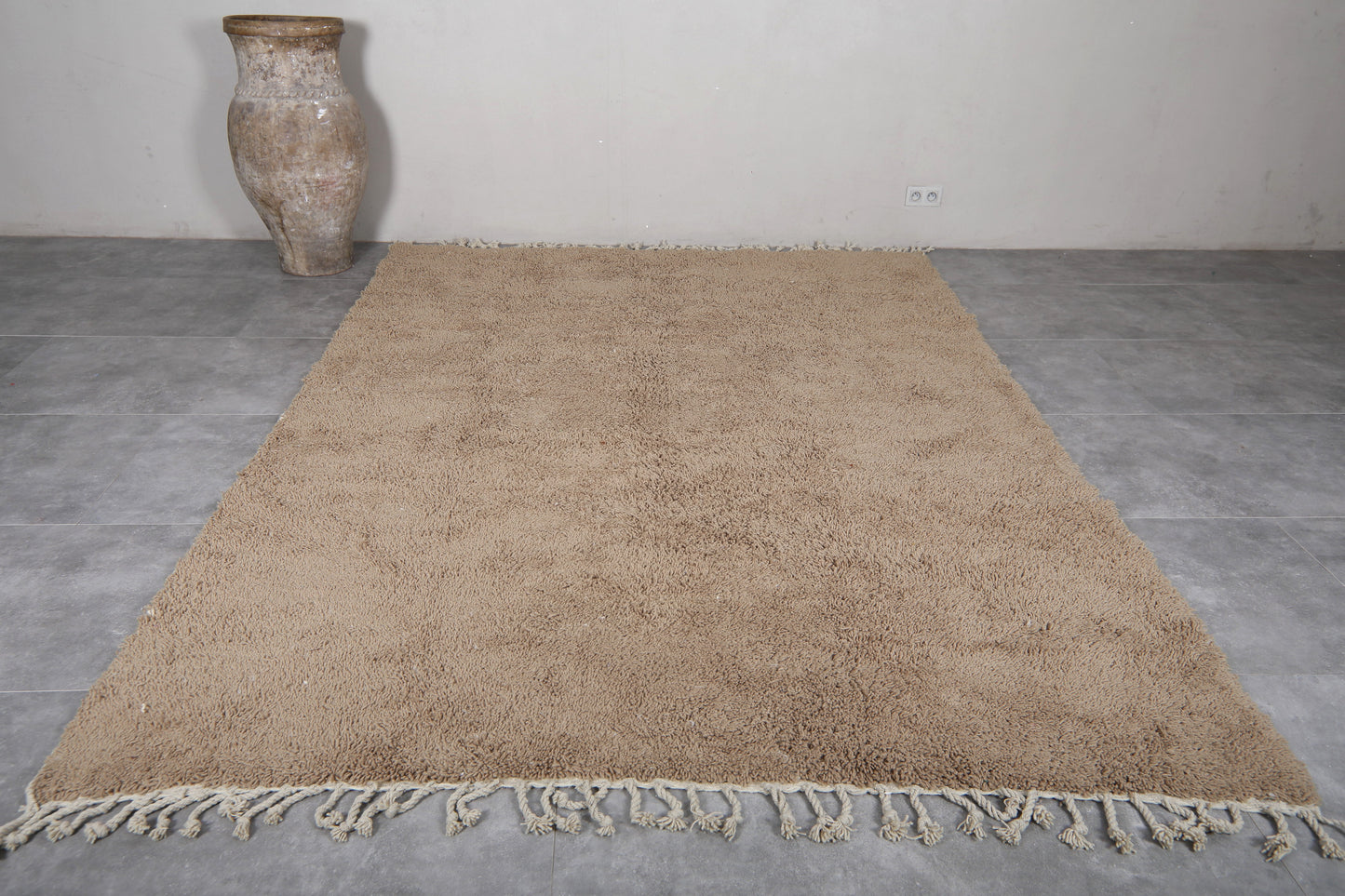 Moroccan beni ourain rug 7.4 X 10 Feet