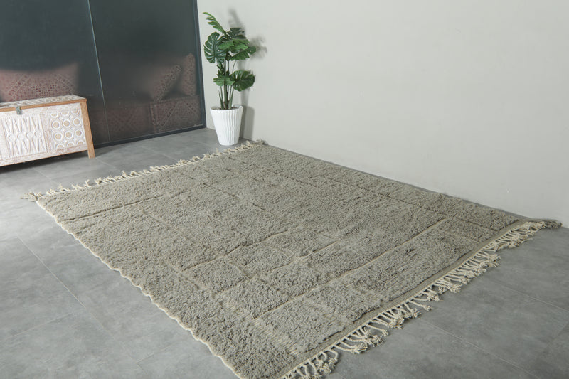 Geometric Handmade wool Moroccan rug - Custom rug
