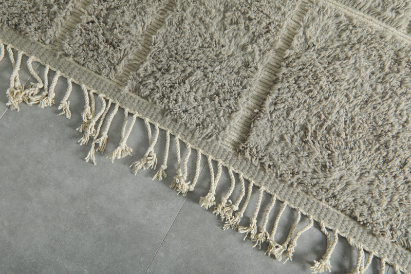 Geometric Handmade wool Moroccan rug - Custom rug