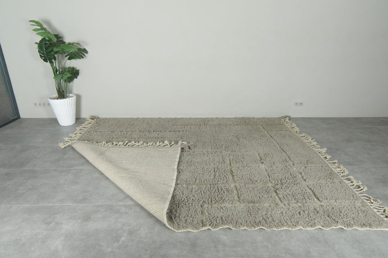 Geometric Handmade wool Moroccan rug - Custom rug