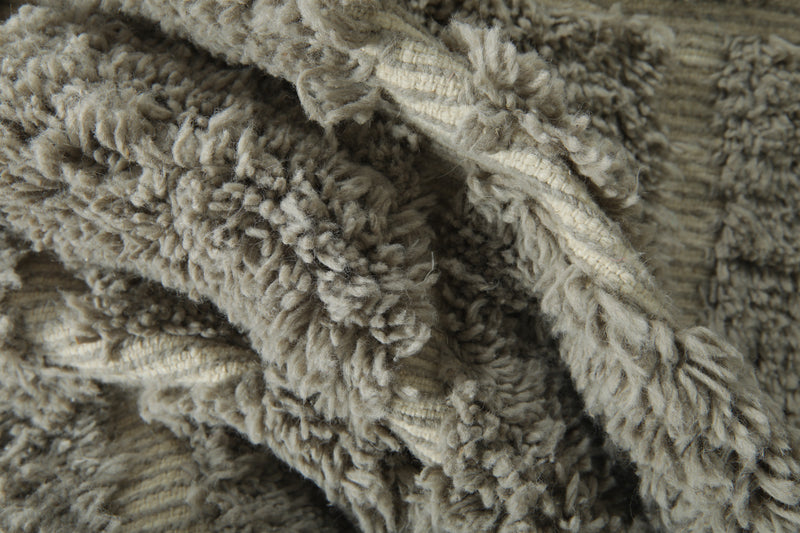 Geometric Handmade wool Moroccan rug - Custom rug