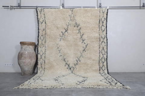 Vintage Moroccan rug 6.1 X 10 Feet