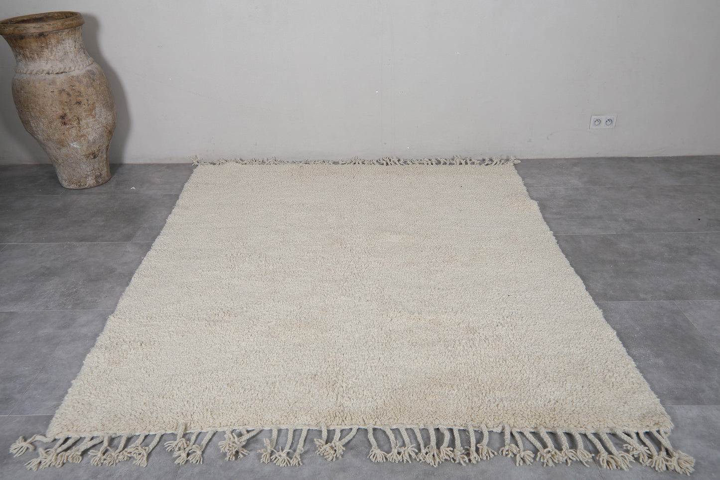 Moroccan beni ourain rug 6.3 X 7.4 Feet - Beni ourain rugs