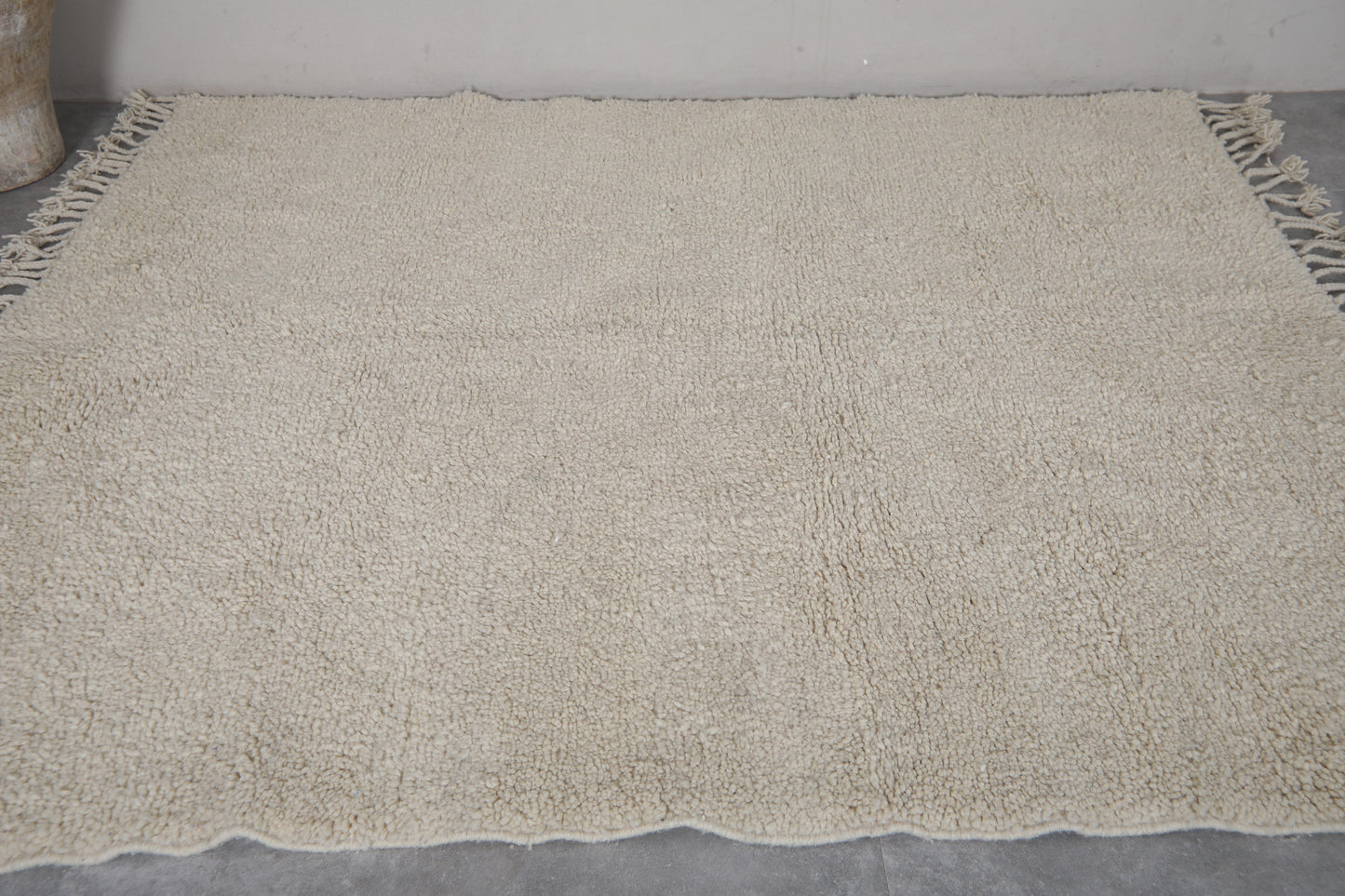 Moroccan beni ourain rug 6.3 X 7.4 Feet