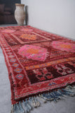 Moroccan rug runner vintage 5.3 X 14.6 Feet