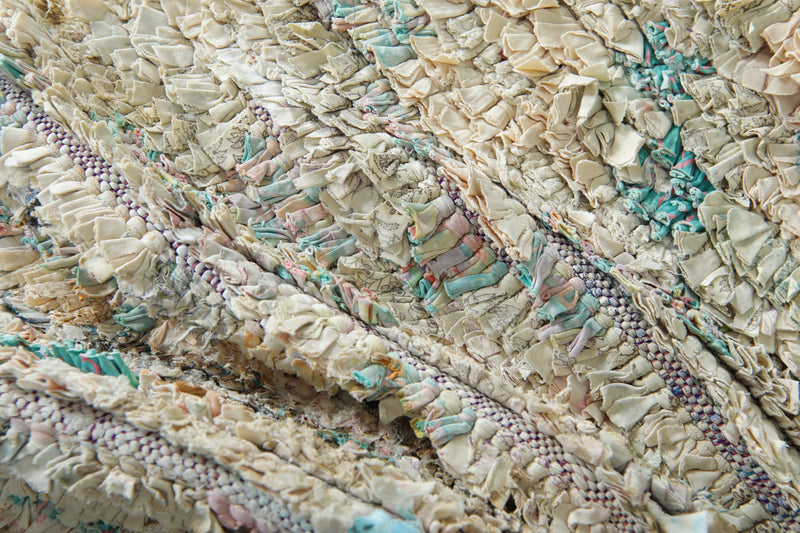 White Moroccan rug - 2.9 ft x 5.5 ft - Handwoven wool rug