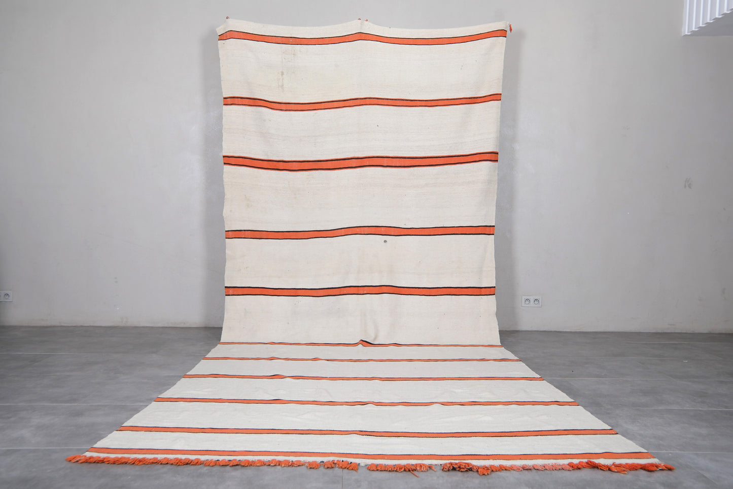 Moroccan rug 6.4 X 15.4 Feet - Flat woven rugs