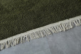 Beni Ourain green Moroccan rug - Custom Berber carpet