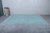 Blue sky Moroccan rug - Custom Beni ourain rug