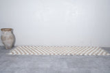 Moroccan checkered runner rug 2.7 X 13 Feet