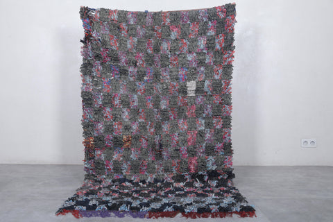 Moroccan rug 3.8 X 6.4 Feet - Boucherouite Rugs