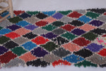 Moroccan berber rug 3 X 5.9 Feet - Boucherouite Rugs