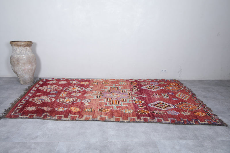 Moroccan Boujaad Rug 6.1 x 11.1 Feet – Handwoven Vintage Berber Carpet