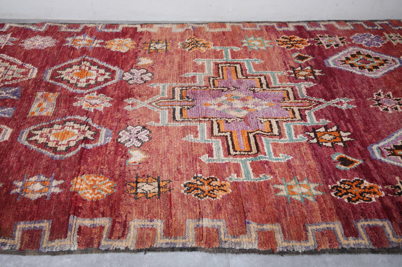 Moroccan Boujaad Rug 6.1 x 11.1 Feet – Handwoven Vintage Berber Carpet