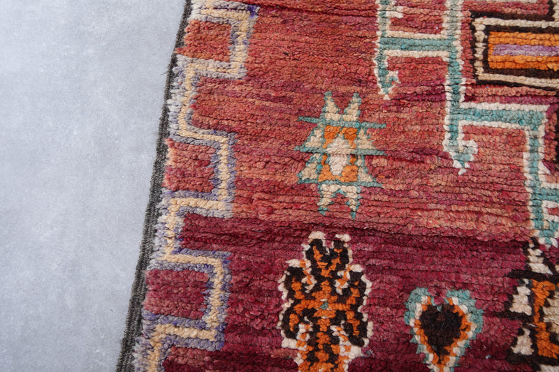 Moroccan Boujaad Rug 6.1 x 11.1 Feet – Handwoven Vintage Berber Carpet