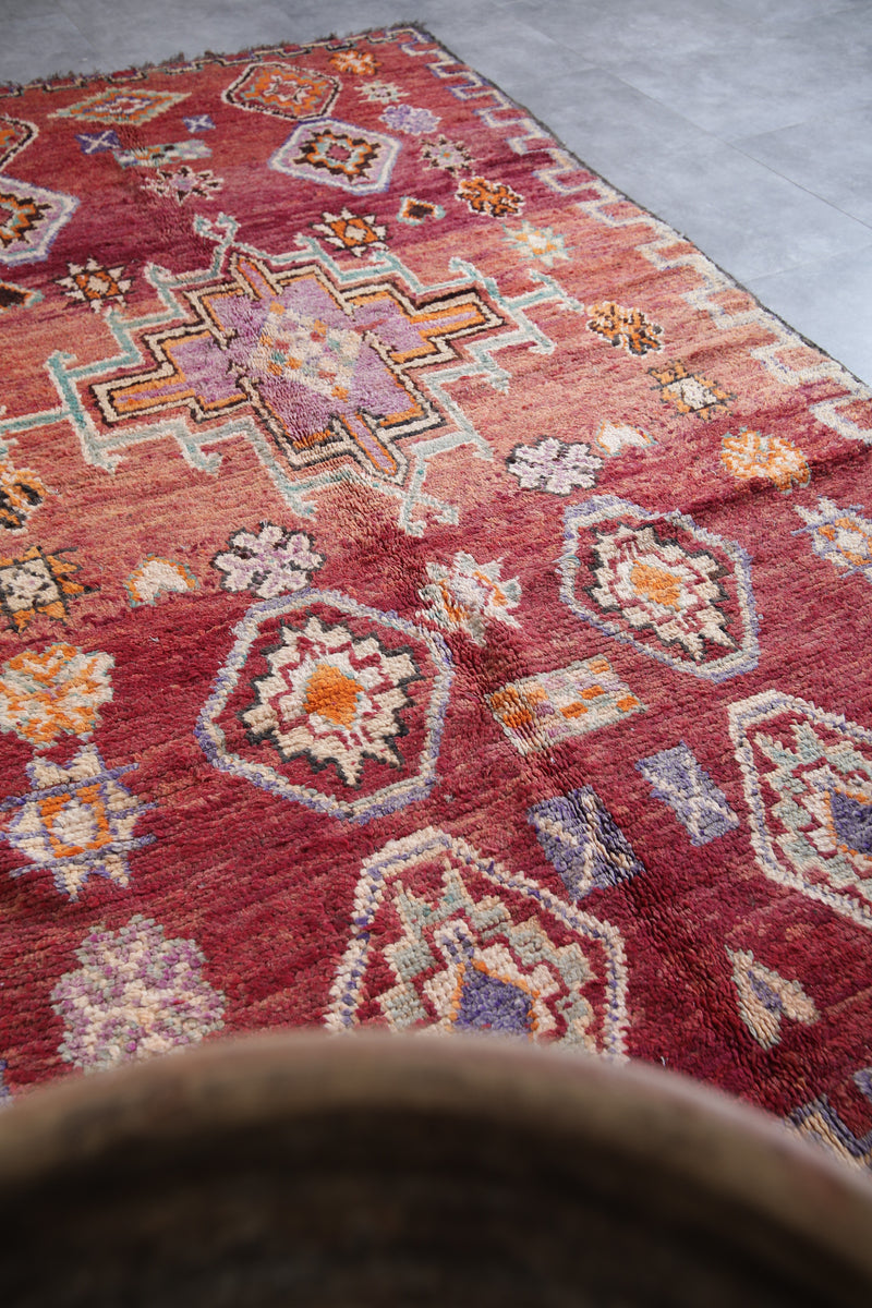 Moroccan Boujaad Rug 6.1 x 11.1 Feet – Handwoven Vintage Berber Carpet