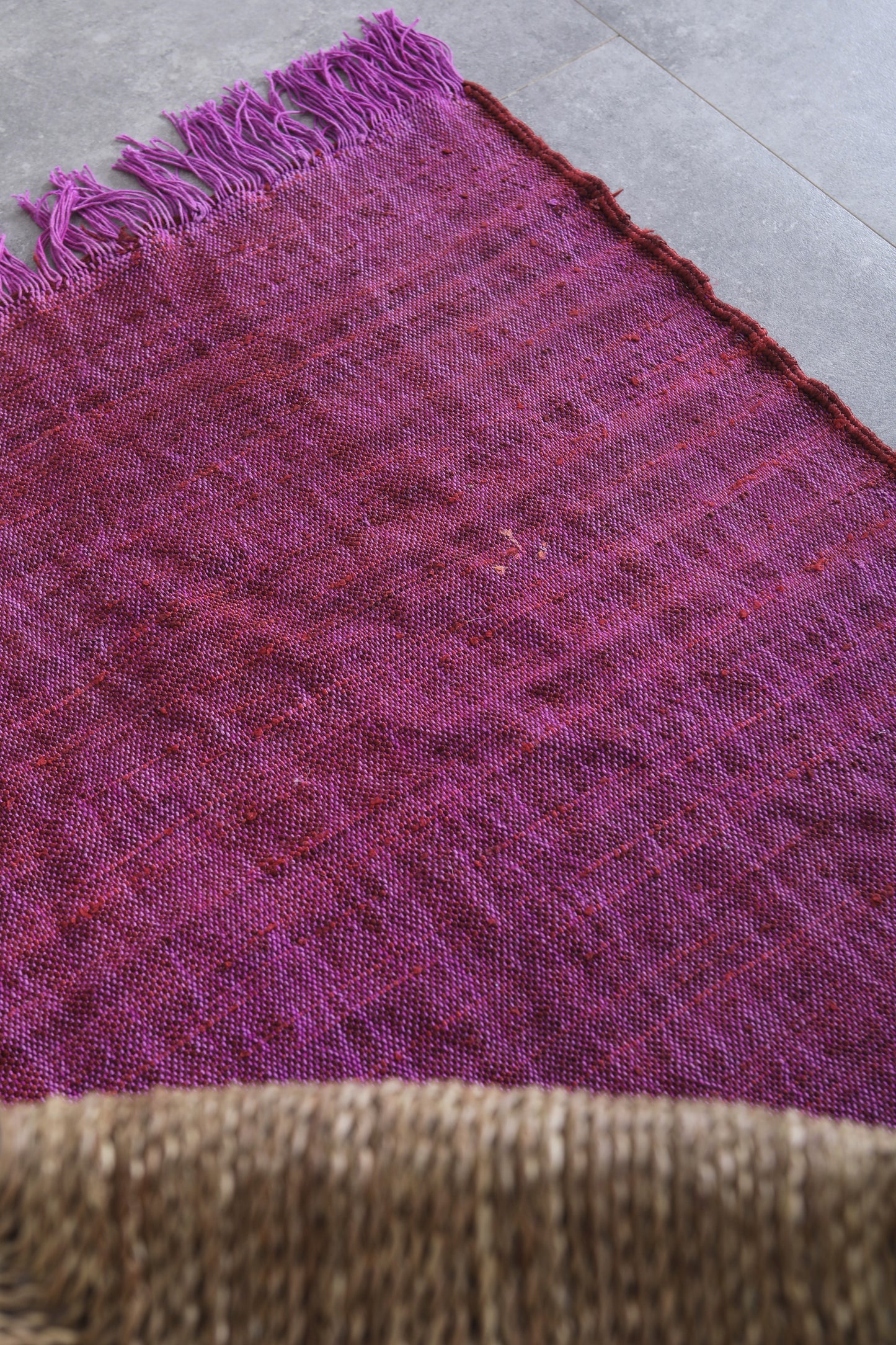 Moroccan rug 2.2 X 2.6 Feet - Handwoven Kilim