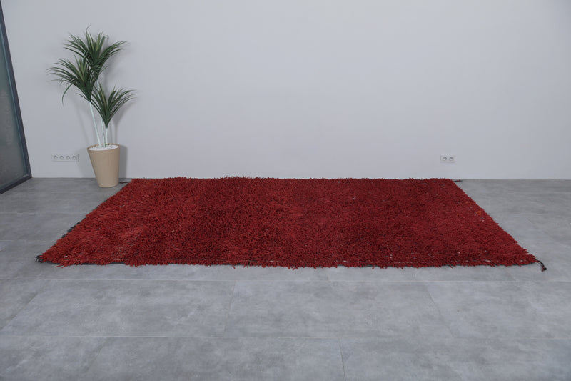 Moroccan Rug - Vibrant Red 6.5 x 11.5 Feet - moroccan rug