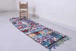 Moroccan berber rug 2.3 X 7.2 Feet - Boucherouite Rugs