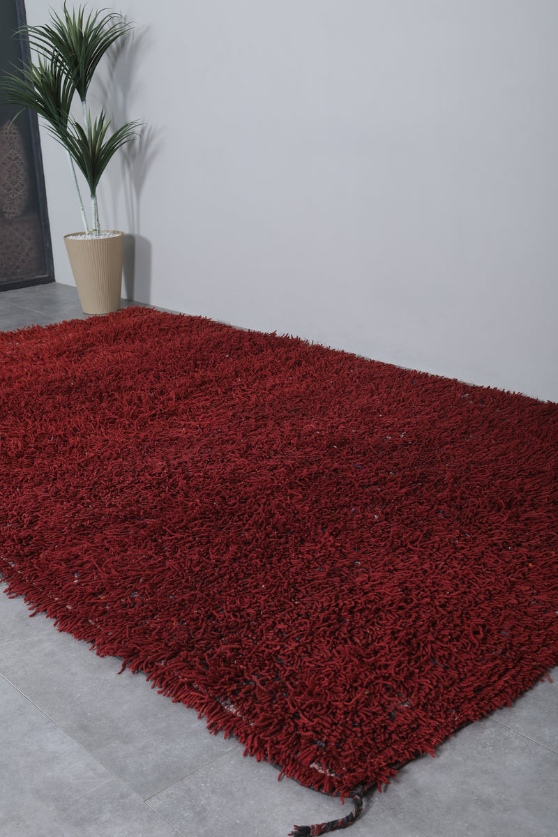 Moroccan Rug - Vibrant Red 6.5 x 11.5 Feet - moroccan rug